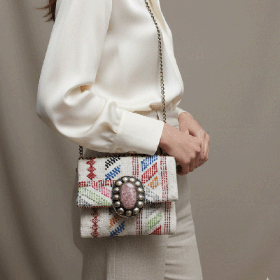 LAMORENA NOUR | Luxury Handmade Moroccan Clutch – Bohemian Chic Bag