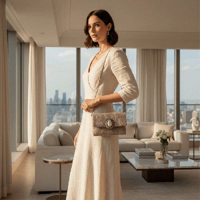 LAMORENA SAHARA | Luxury Handmade Moroccan Clutch – Bohemian Chic Bag