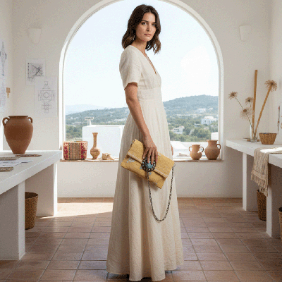 LAMORENA LUXIA | Luxury Handmade Moroccan Clutch – Modern Elegance