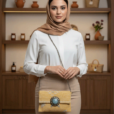 LAMORENA LUXIA | Luxury Handmade Moroccan Clutch – Modern Elegance