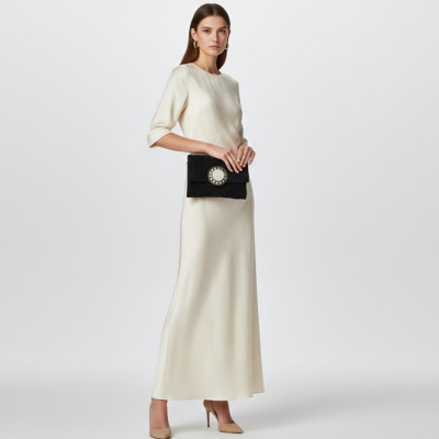 LAMORENA NEXA Black Royale | Luxury Handmade Moroccan Clutch