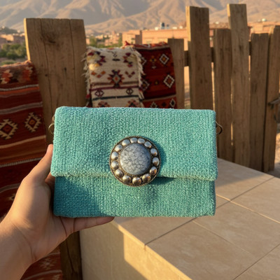 LAMORENA AMANAR | Luxury Handmade Moroccan Clutch – Bohemian Chic Bag