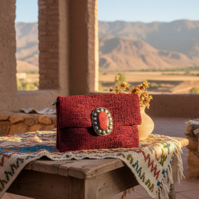 LAMORENA ESSENCE | Luxury Handmade Moroccan Clutch – Bohemian Chic Bag