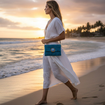 LAMORENA VELARIA Luxury Bag | Handmade Elegant Statement Bag