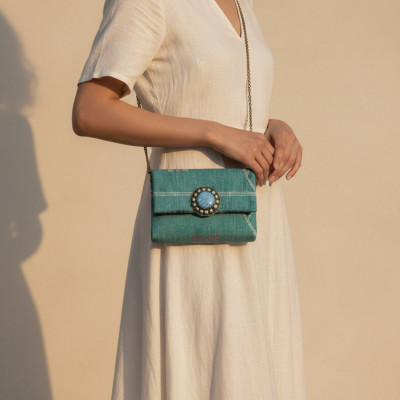 LAMORENA NOUR | Luxury Handmade Moroccan Clutch – Bohemian Chic Bag