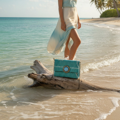 LAMORENA NOUR | Luxury Handmade Moroccan Clutch – Bohemian Chic Bag