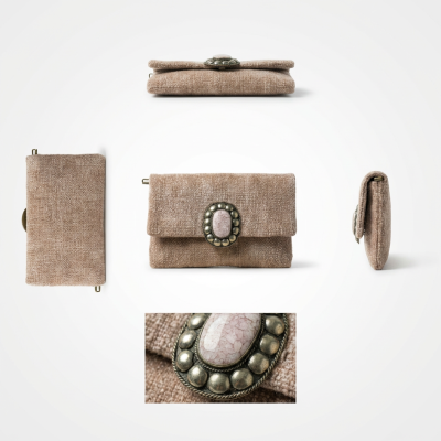 LAMORENA SAHARA | Luxury Handmade Moroccan Clutch – Bohemian Chic Bag