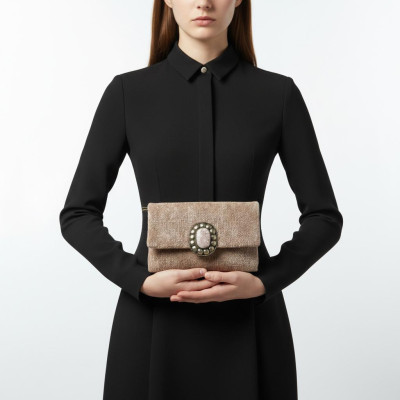 LAMORENA SAHARA | Luxury Handmade Moroccan Clutch – Bohemian Chic Bag